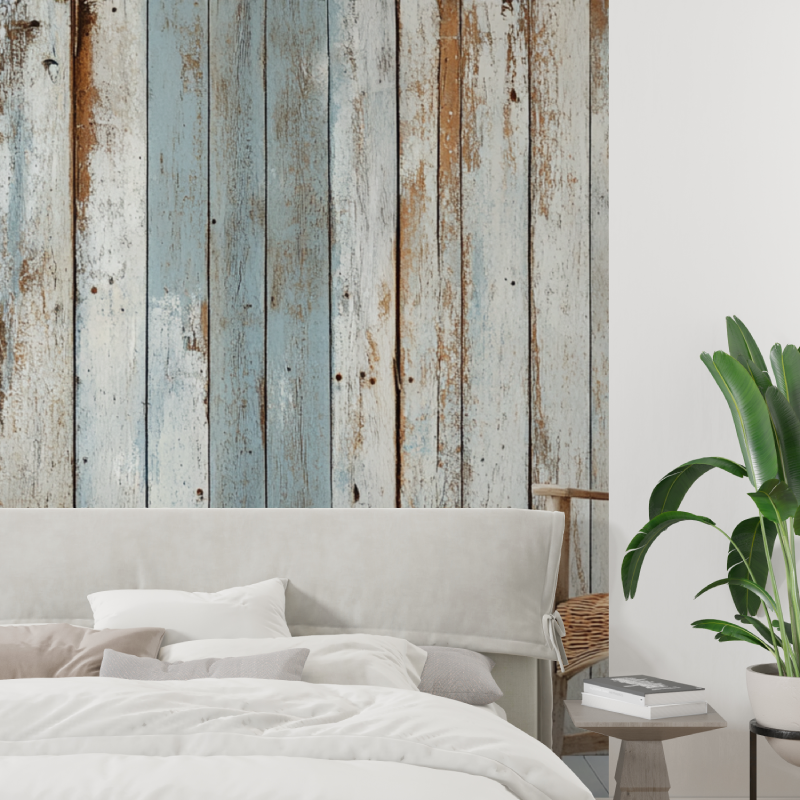 Trompe loeil porte papier peint tapisserie tendance