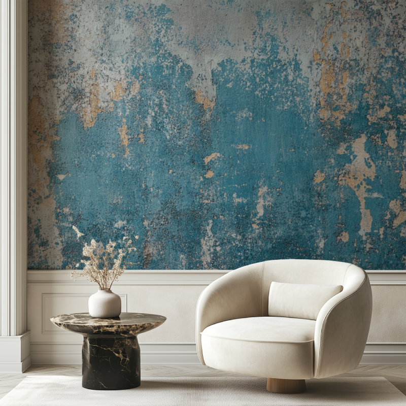 Papier peint vintage texture chaise tendance