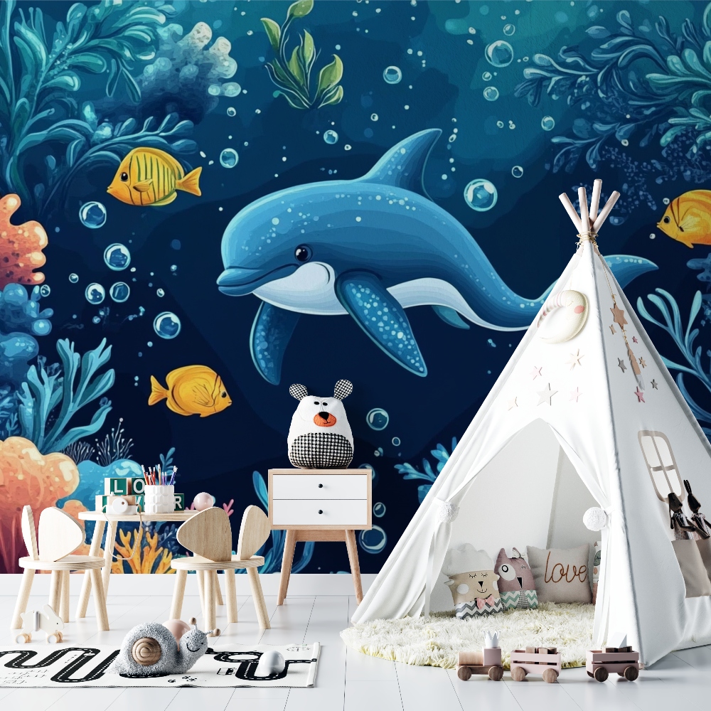 Papier peint marin aventure en haute mer chambre bebe