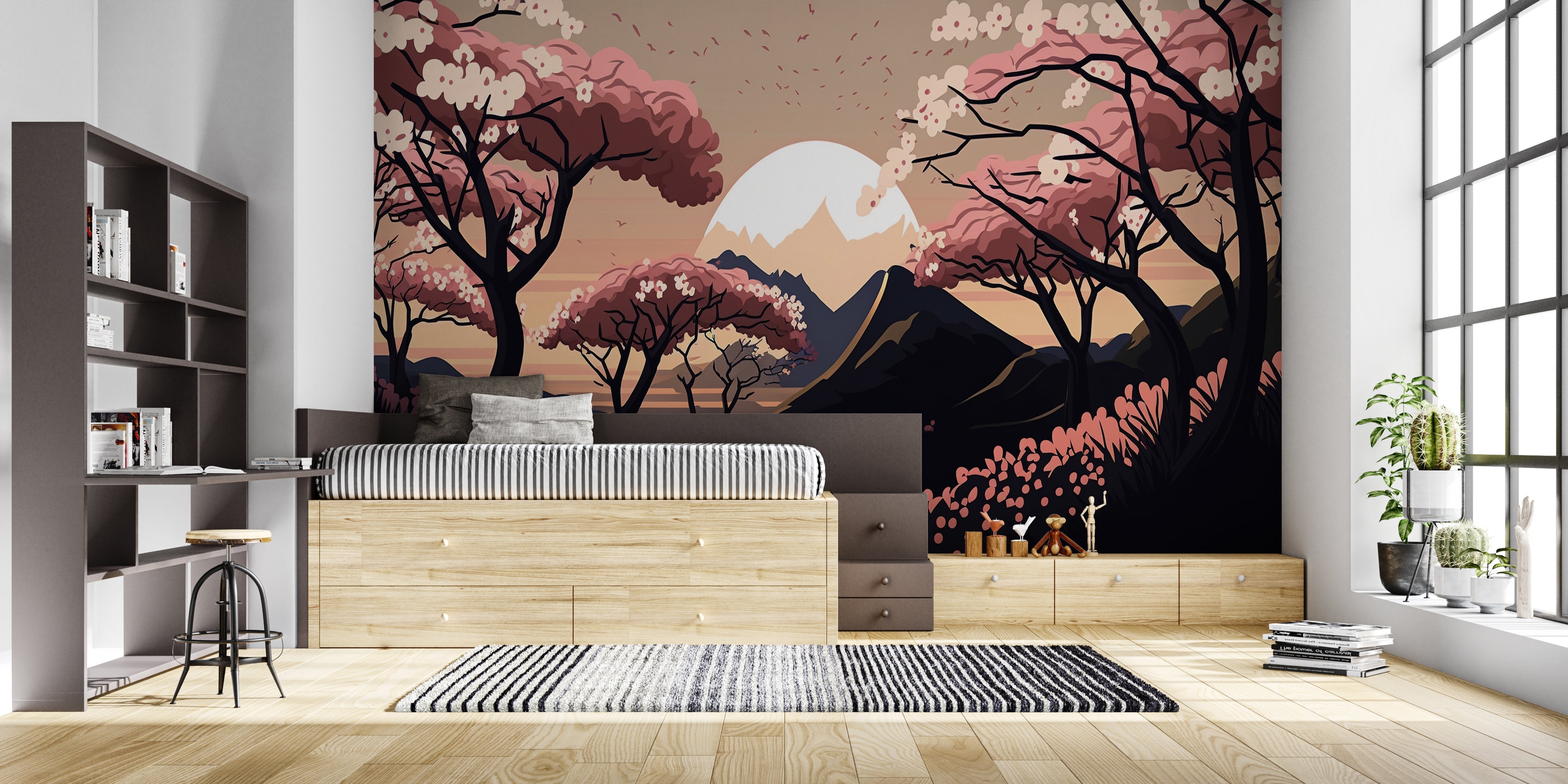 Papier Peint Arbre Japonais