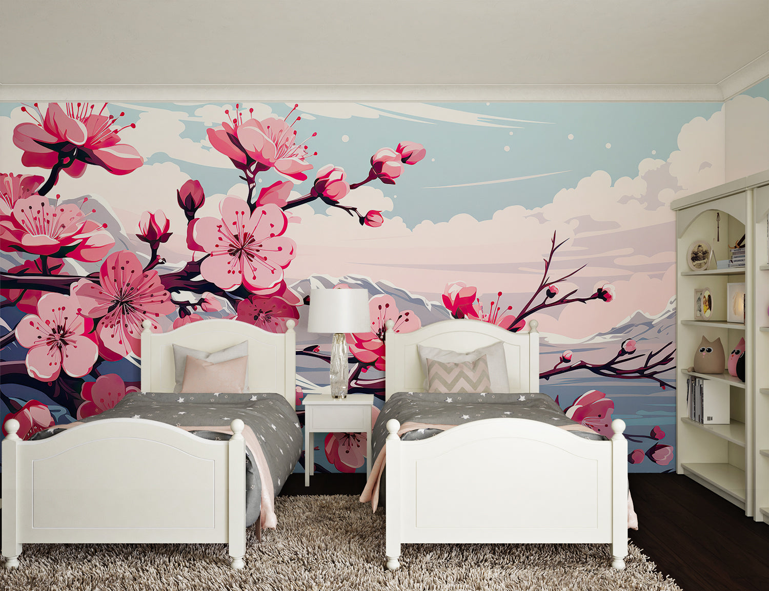 Papier Peint Fleur De Cerisier Japonais