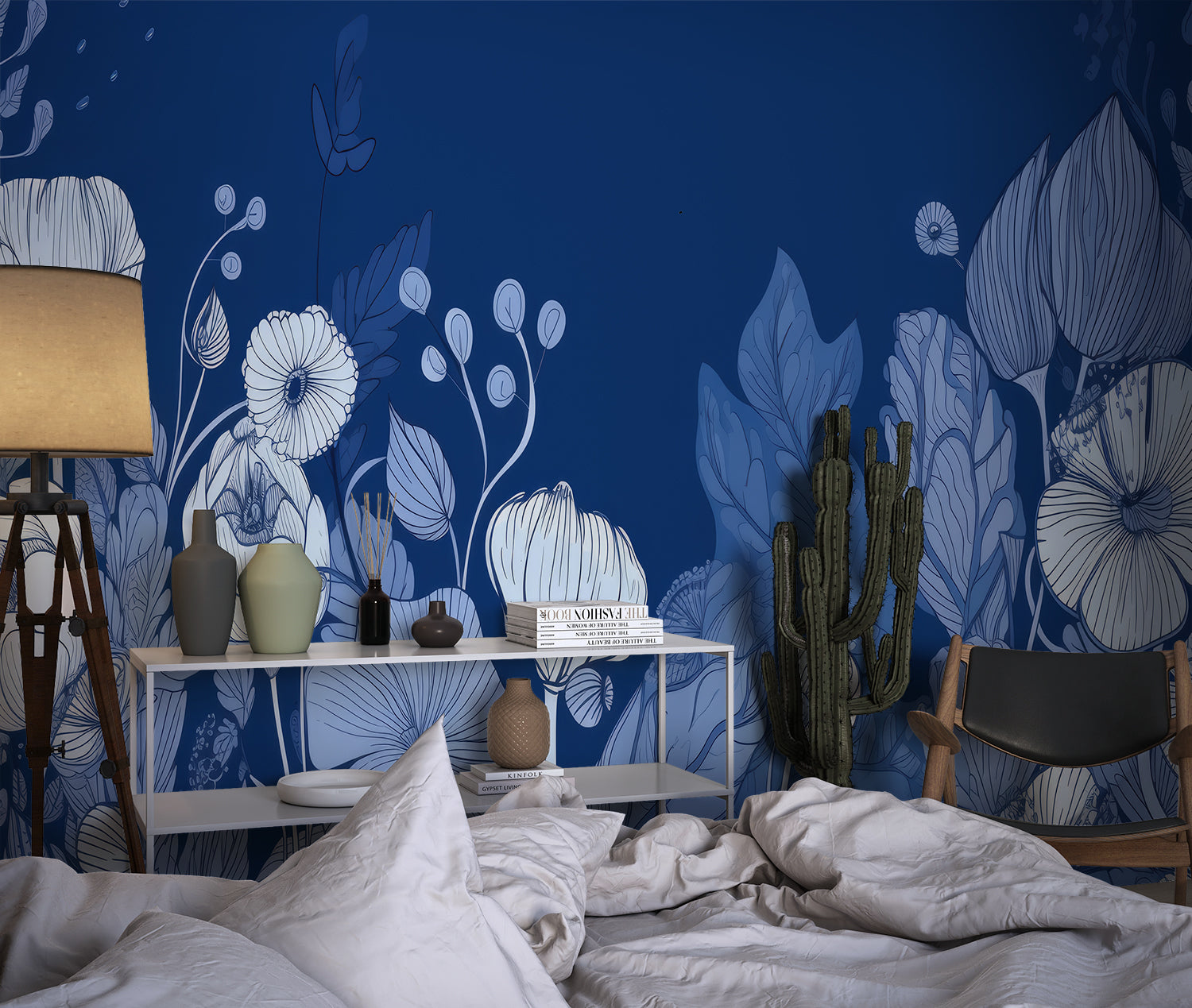 Papier Peint Japonais Fleurs