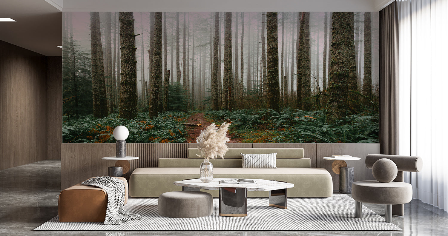 Papier Peint Paysage Foret