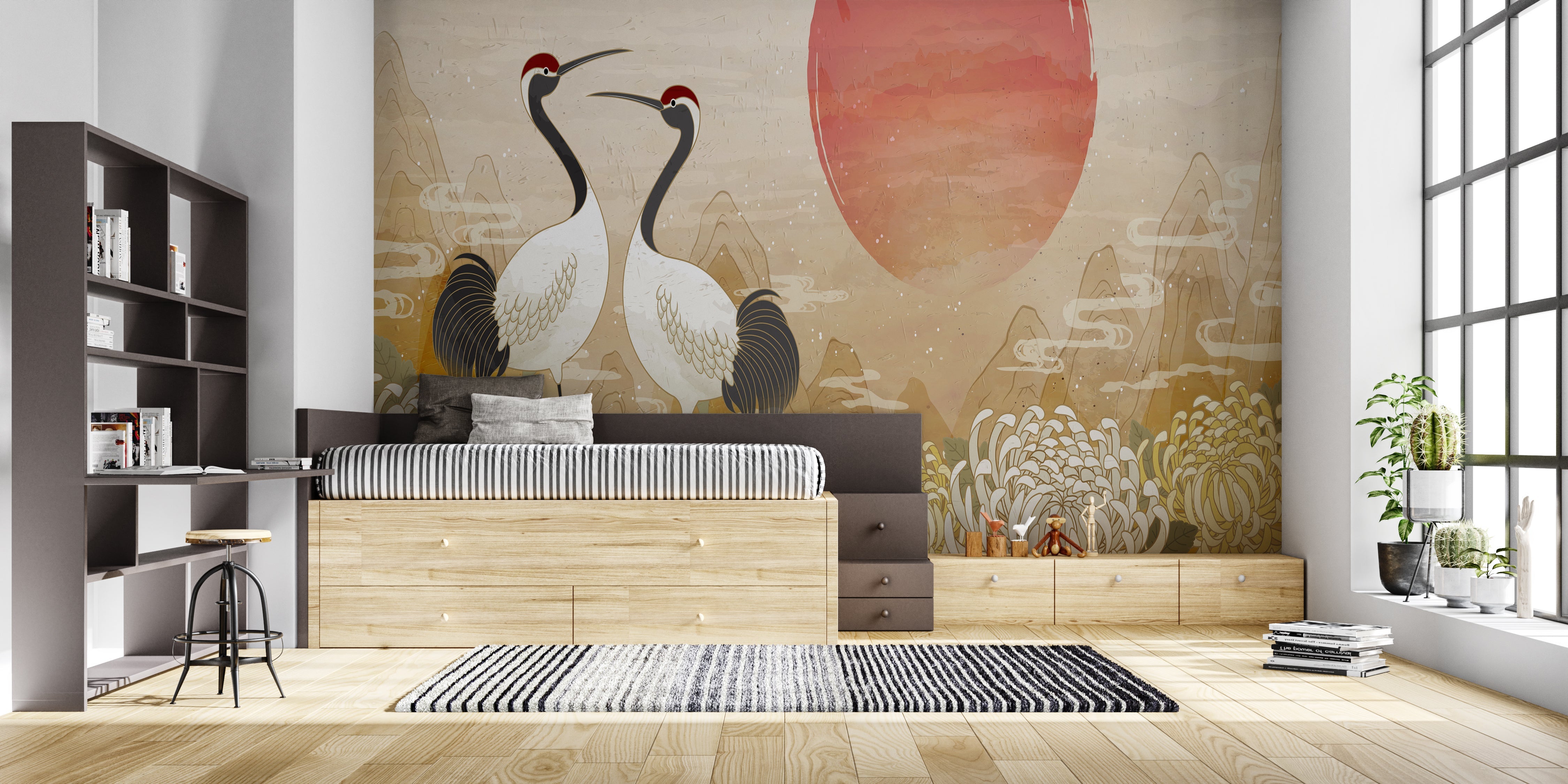 Tapisserie Style Japonais