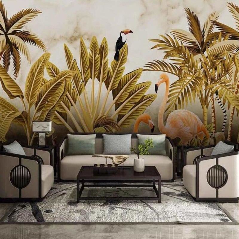 Papier peint tendance tropical