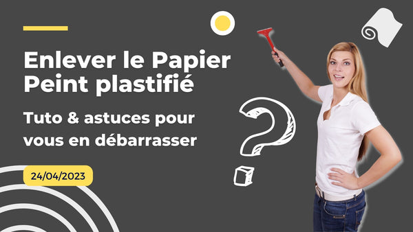 Comment décoller du papier peint plastifié ?