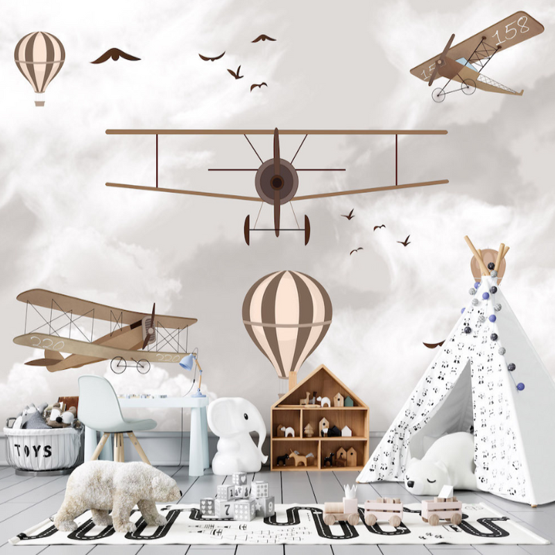 Papier Peint Avion <br/> Planeur et Voltige