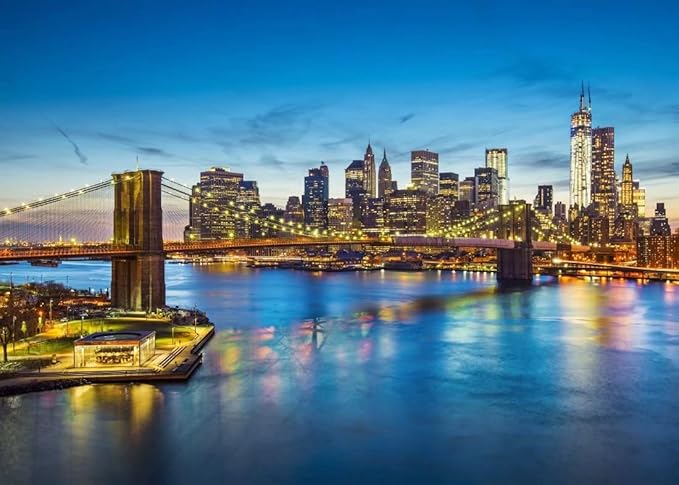 Hintergrundbild der Brooklyn Bridge