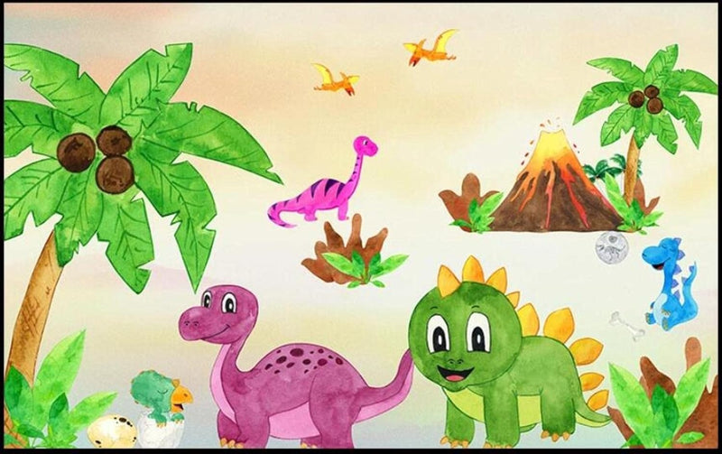 Papel pintado con dinosaurios