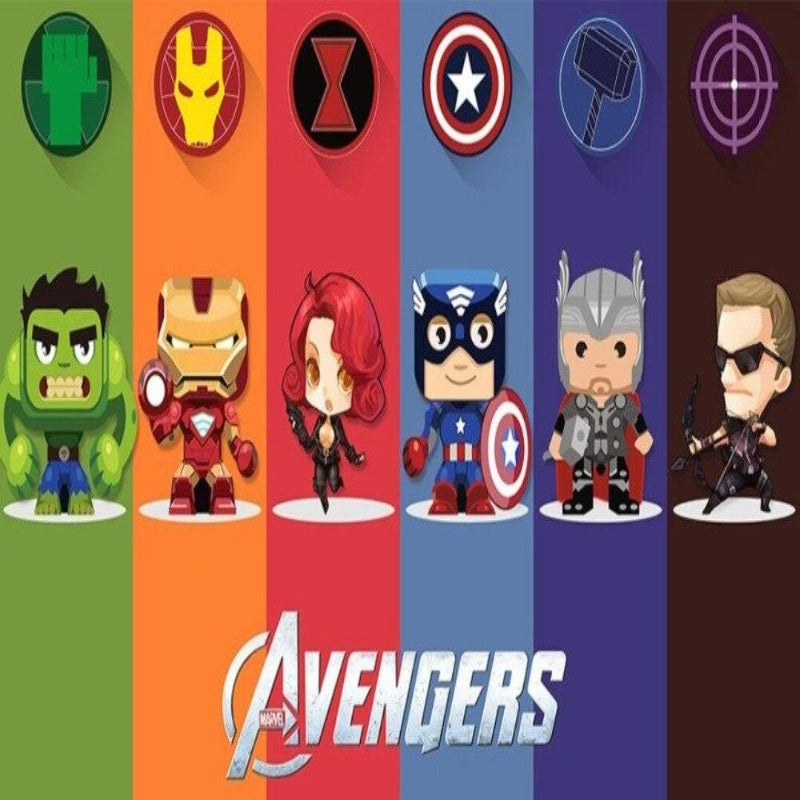 Papier Peint Super Héros <br/> Marvel en Couleur