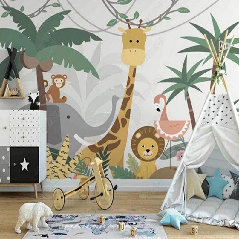 Papier Peint Animaux <br/> Jungle & Co.