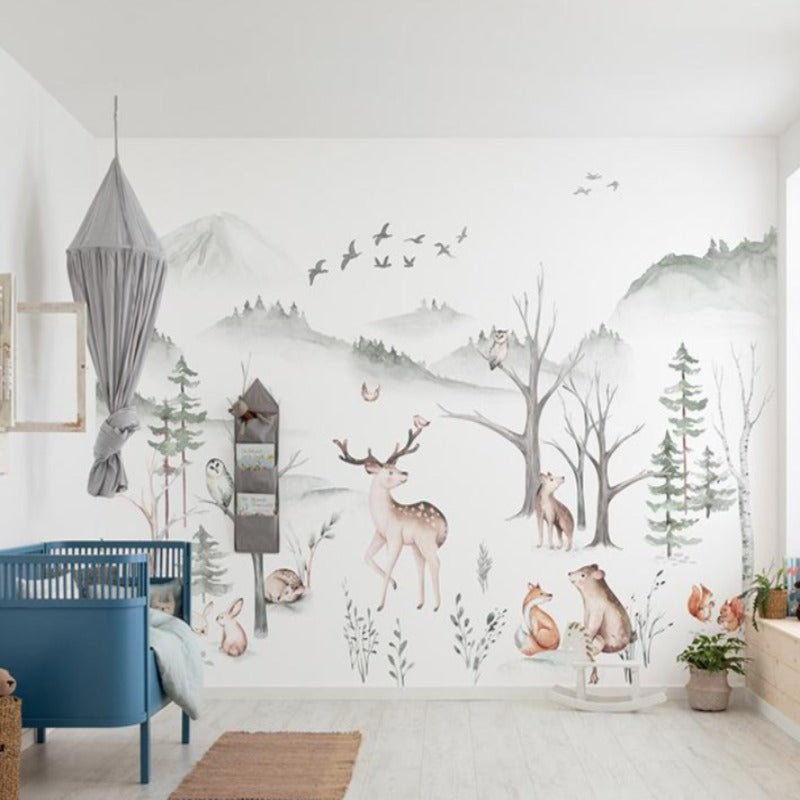 Animals Wallpaper <br/> Deer and White Forest