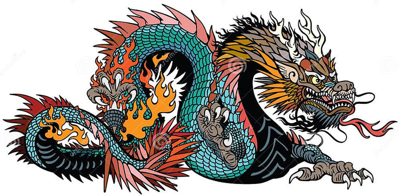 Chinesischer Drache-Hintergrund