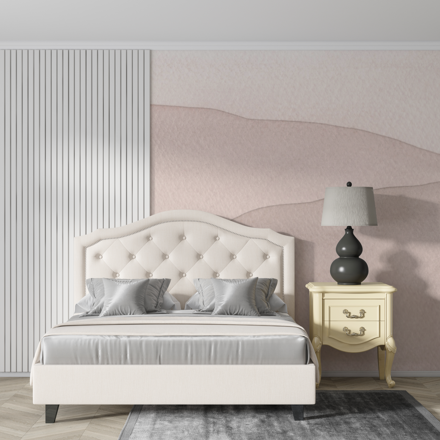 Papier peint cosy deco chambre cocooning design