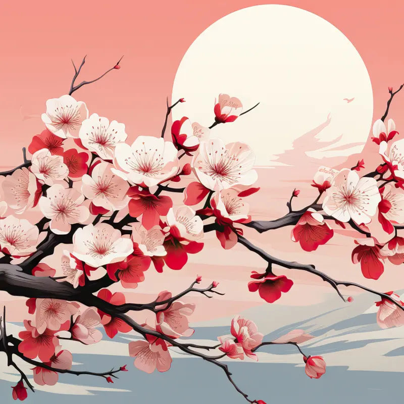 Cerisier Papier Peint Japonais