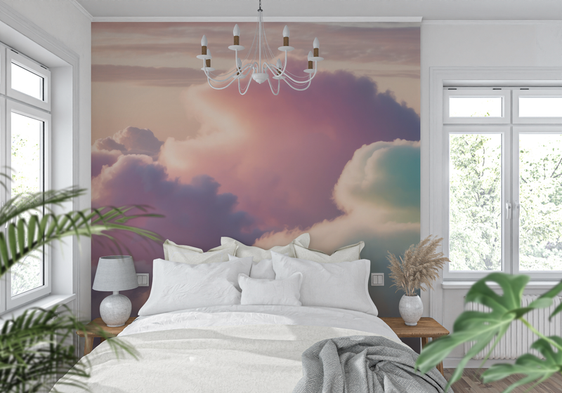 Papier Peint Nuage Ciel - tendance mur