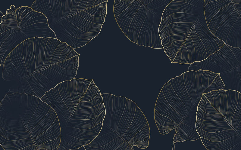 Gold Foliage Wallpaper