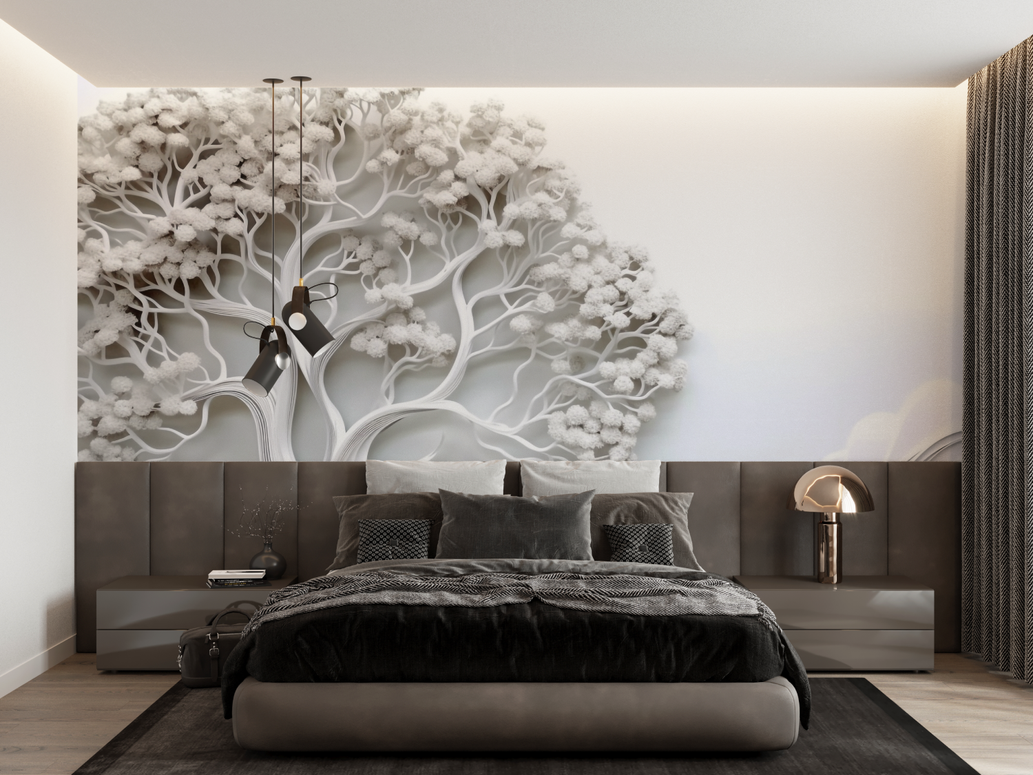 Trompe L Oeil Tree Wallpaper - Second Image