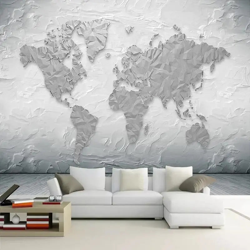 Large World Map Wallpaper - Second Image