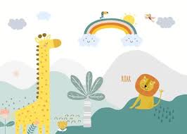 Animals Wallpaper <br/> Rainbow and Jungle - Second Image