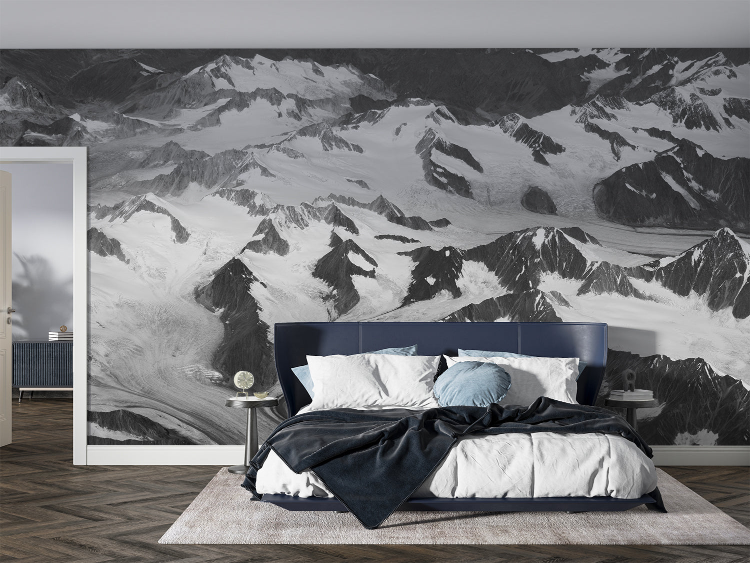 Panoramique Montagne Papier Peint