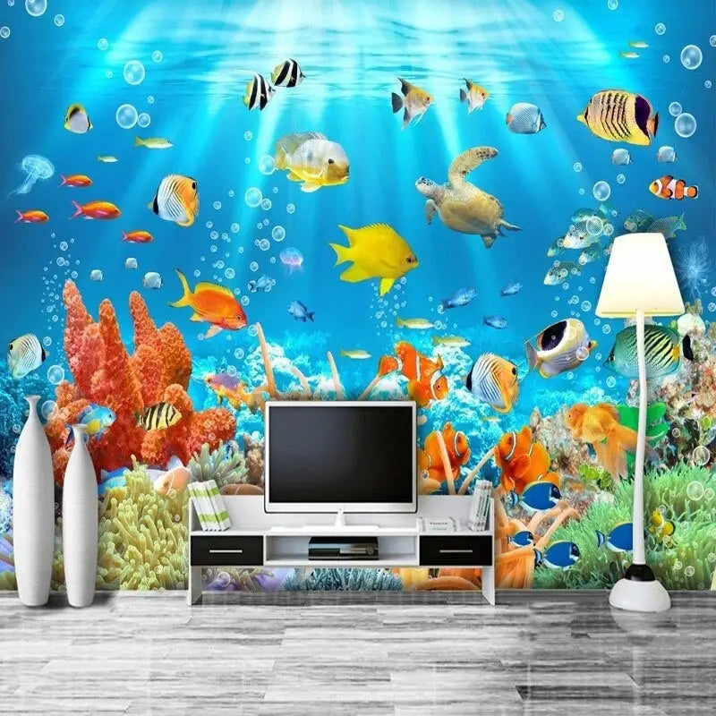 Papier Peint 3d Aquarium