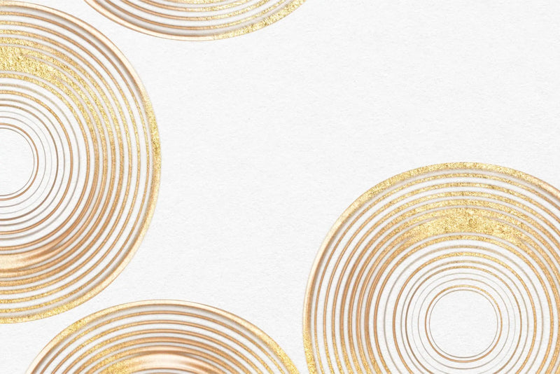 White and Gold Wallpaper Design