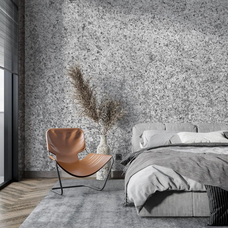 Papier Peint Brillant Effet Gris - tendance mur