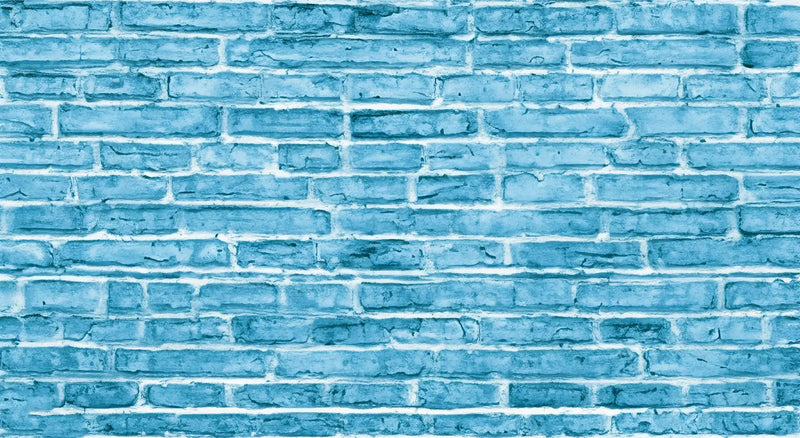 Papier Peint Brique Bleu