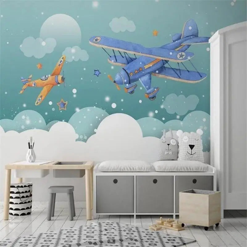 Papier Peint Chambre Bébé Avion