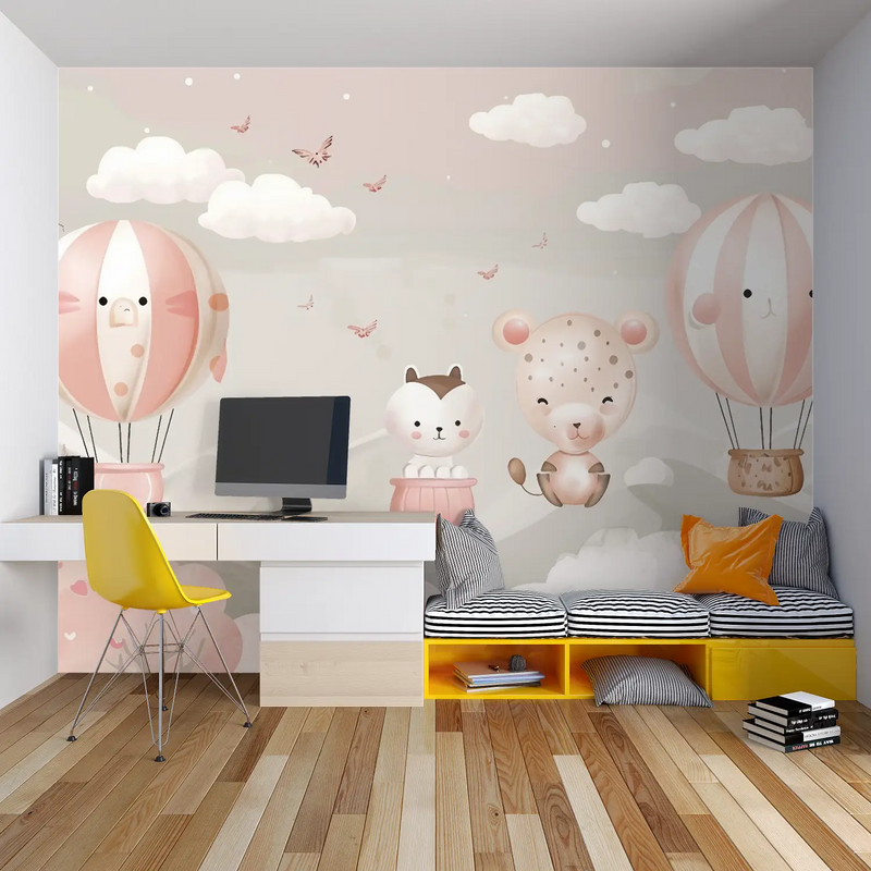 Papier Peint Chambre Enfant Pour Fille - tapisserie hero