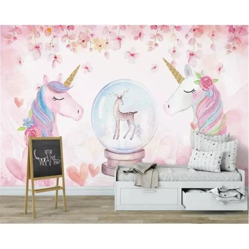 Papier Peint Chambre Fille Licorne