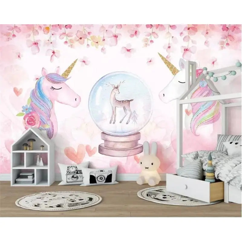 Papier Peint Chambre Fille Licorne