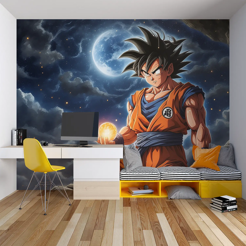 Papier Peint Dbz Dragon Ballz - tapisserie garçon