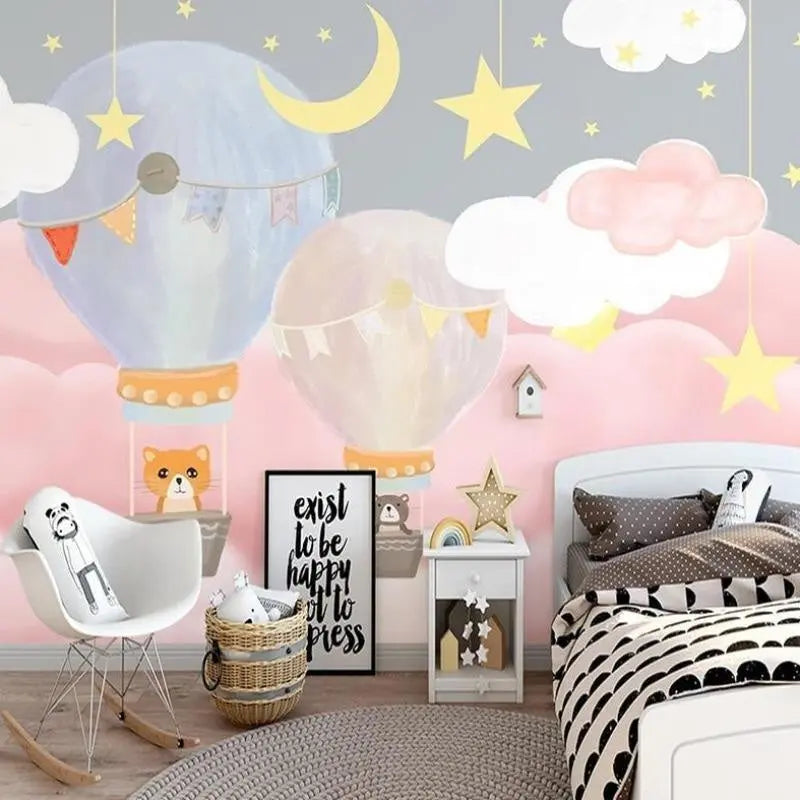 Star Decoration Wallpaper for Girls Bedroom - Second Image