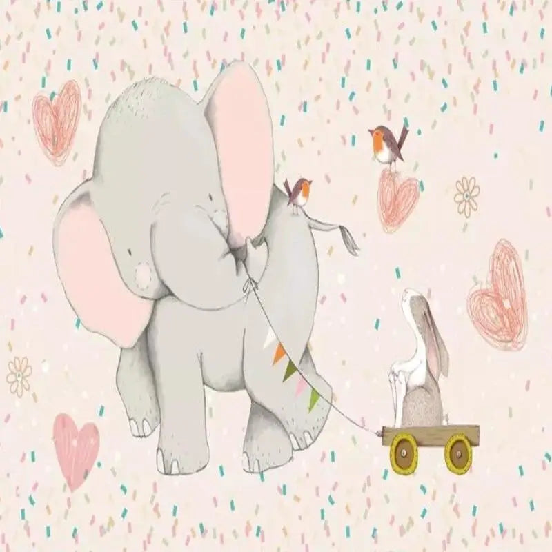 Papier Peint Eléphant Bébé