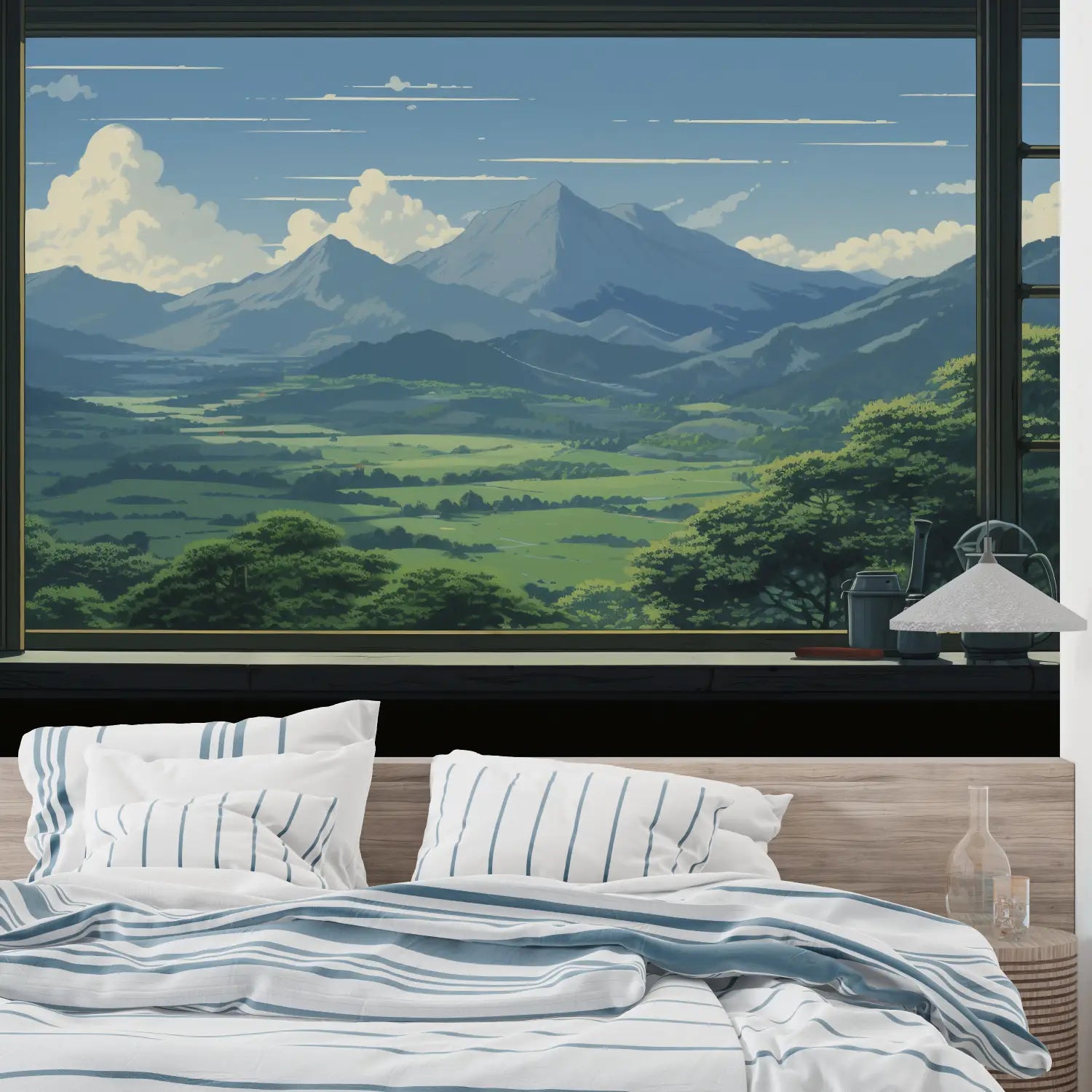 Trompe L Oeil Window Wallpaper - Second Image