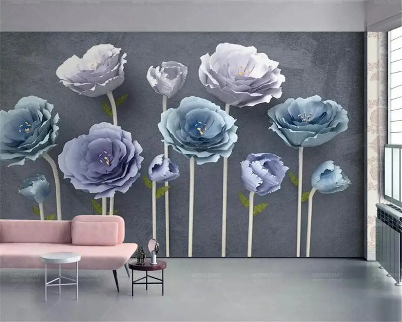 Papier Peint Fleur Design