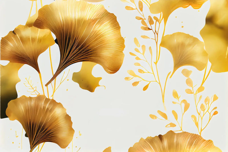 Golden Ginkgo Wallpaper