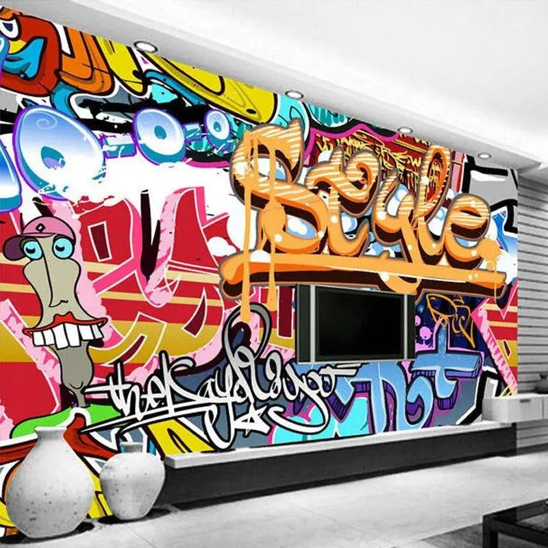 Papier Peint Graffiti Sur Mesure