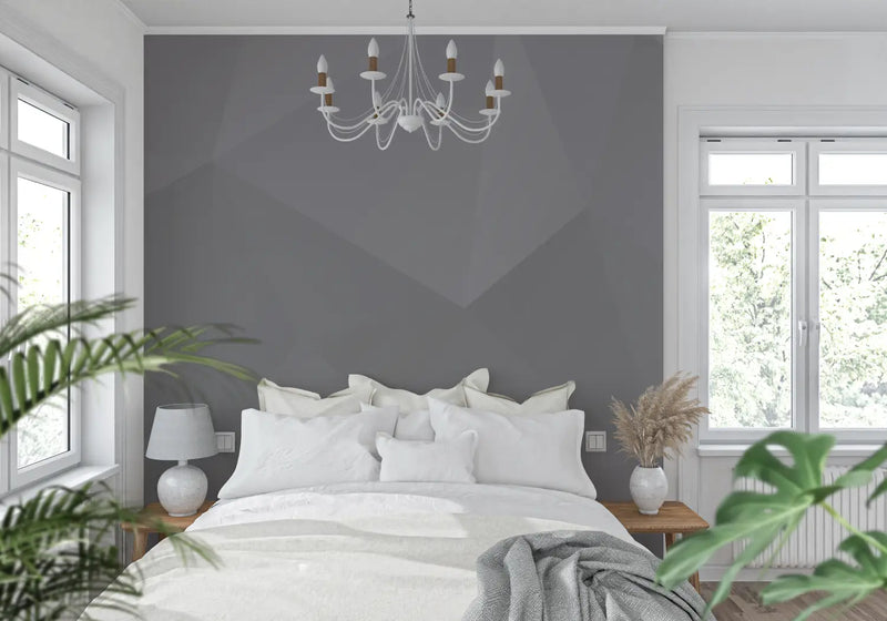 Papier Peint Gris Graphiques - tendance mur