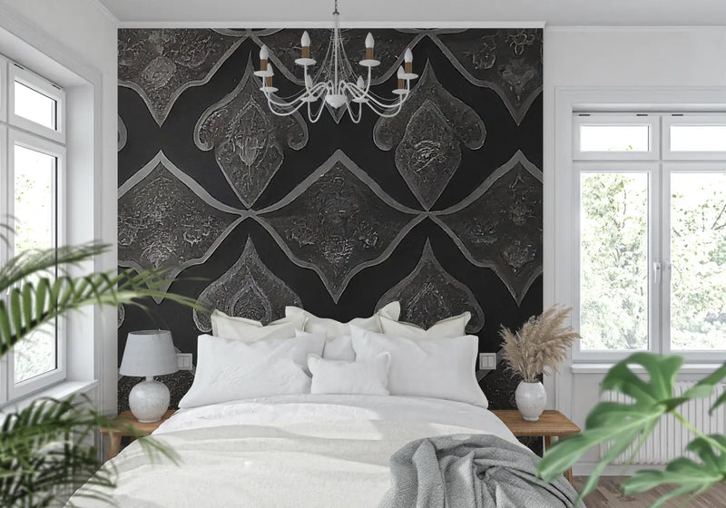 Papier Peint Gris Noir - tendance mur