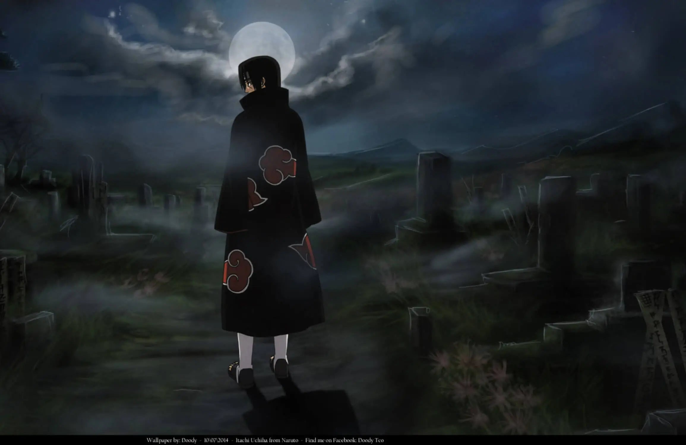 Papier Peint Naruto Itachi Cimetière