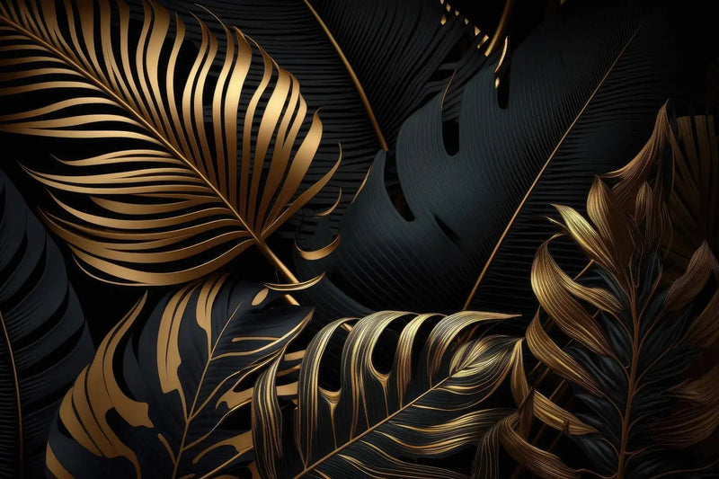 Black and Gold Art Wallpaper