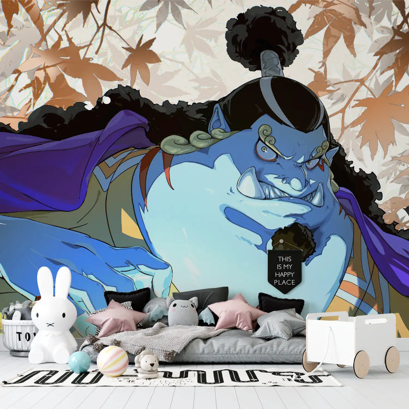 Papier Peint One Piece Jinbe - tapisserie garçon