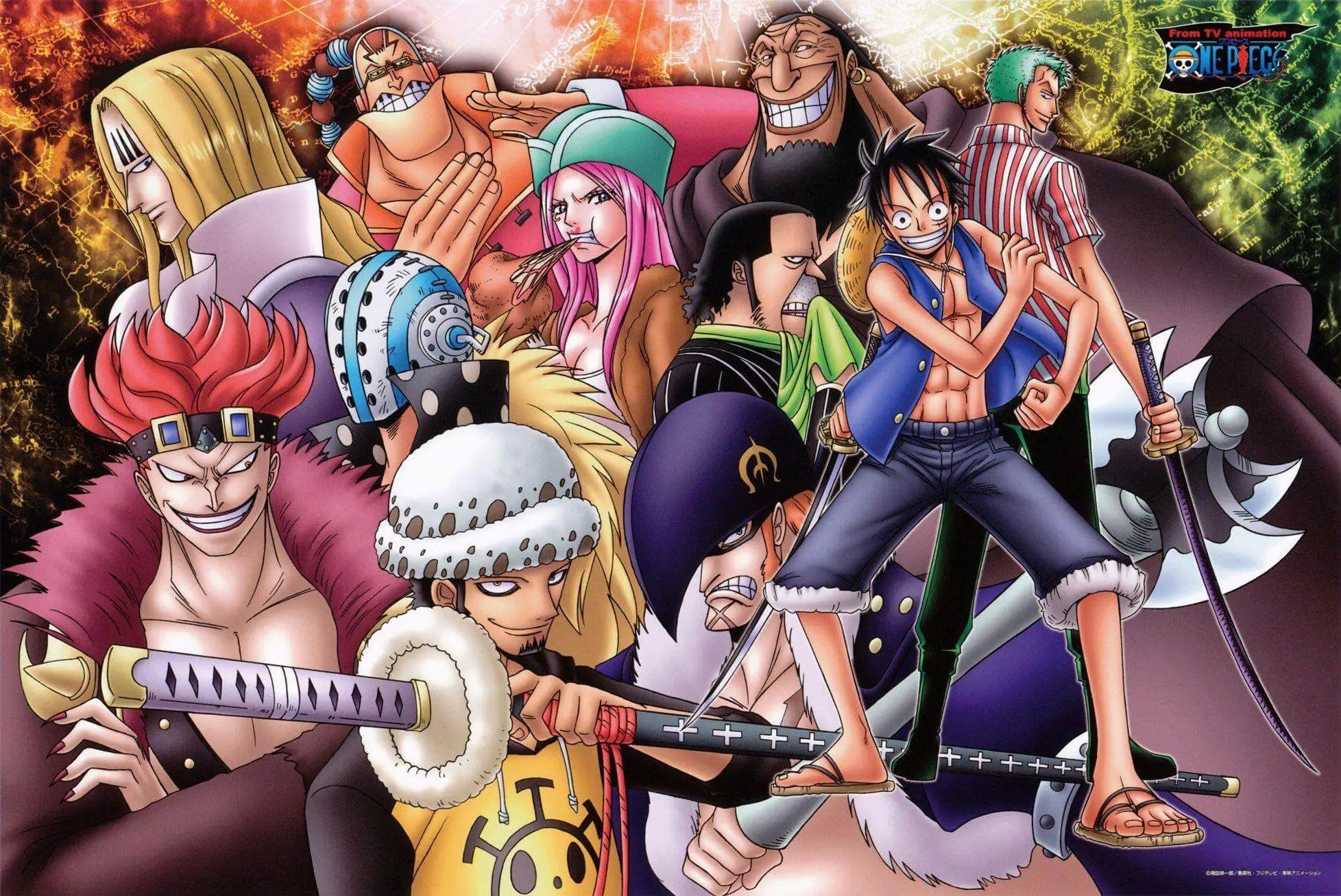 Papier Peint One Piece Supernovas