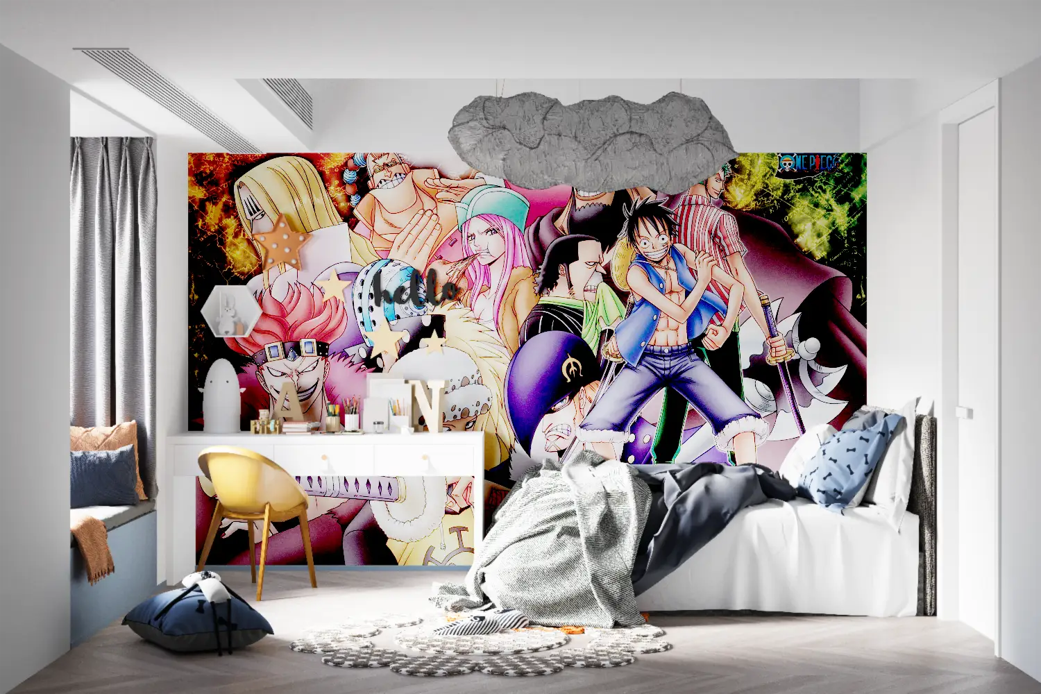 Papier Peint One Piece Supernovas - pano anime