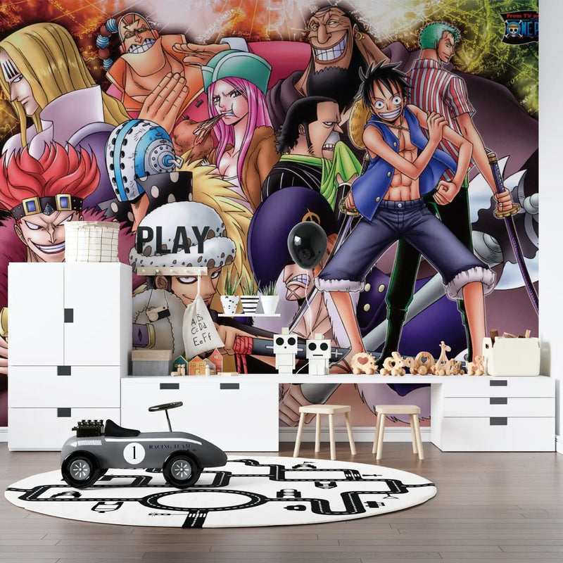 Papier Peint One Piece Supernovas - mur panoramique