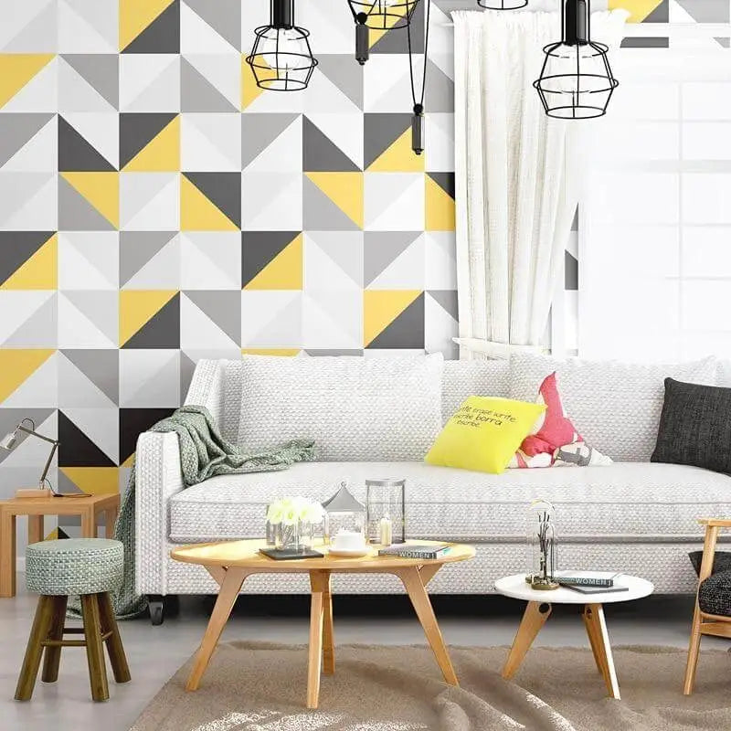 Papier Peint Scandinave Jaune