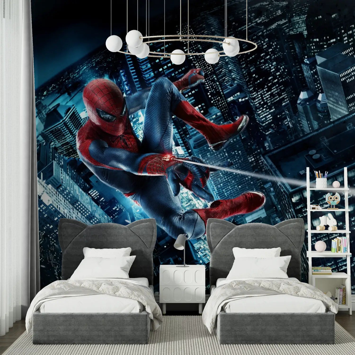 Papier Peint Spiderman Chambre Enfant - tapisserie garçon